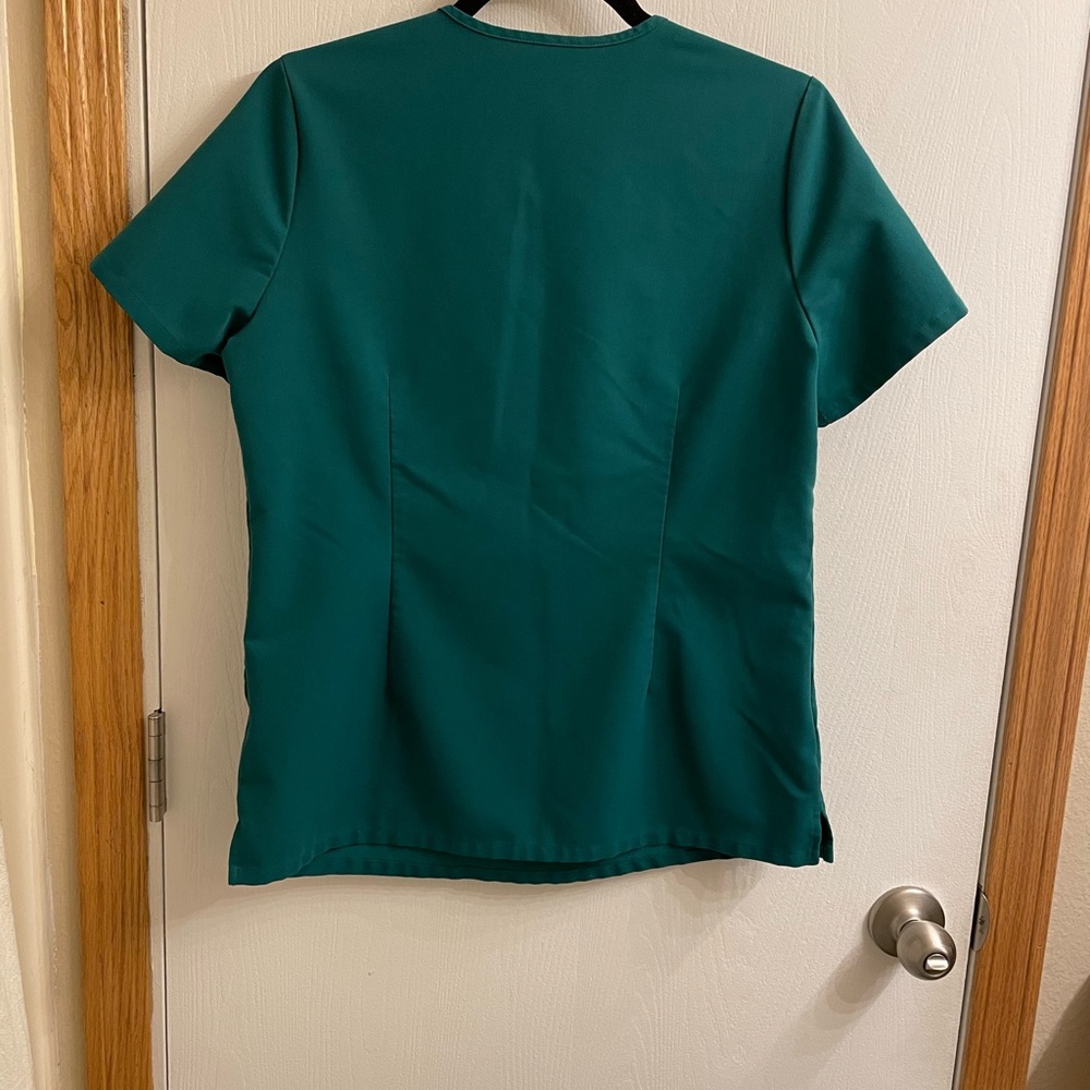 Figs scrubs in hunter green